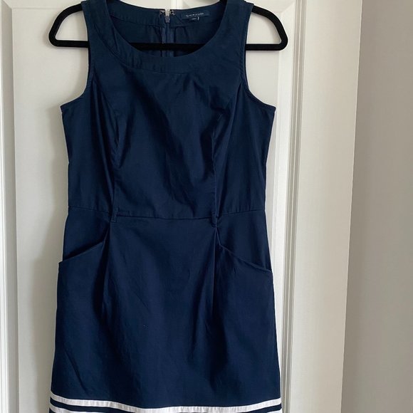 Elegant Navy Blue Dress - Picture 1 of 7